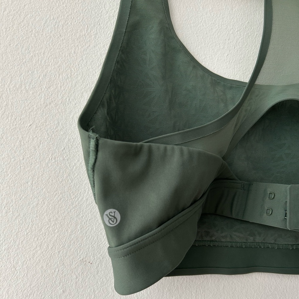 Victoria's Secret Sport Sage Green Sports Bra & Leggings Set Small Medium - Picture 9 of 15